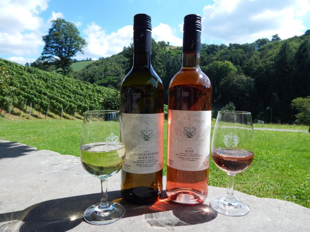 Wein Lodge Durbach - Gruppenhaus Weingut Neveu Eksteriør billede